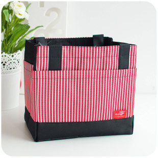 日本手提饭盒袋子韩国防水保温便当包袋带饭装午餐男女小拎包大号