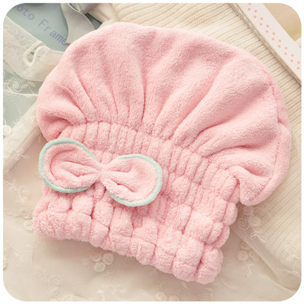 日本加大加厚超强吸水干发帽 擦头发速干包头巾 韩国浴帽干发毛巾