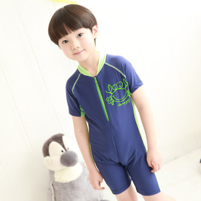 包邮正品超萌男童泳裤 连体儿童泳衣温泉平角泳裤宝宝婴儿游泳裤