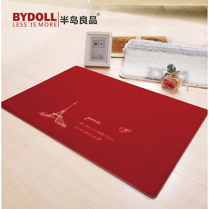 半岛良品 超薄蹭灰土垫脚垫地毯 门口入户进门地垫50*80cm