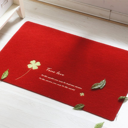 半岛良品 超薄蹭灰土垫脚垫地毯 门口入户进门地垫50*80cm