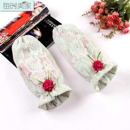 每时美家 精品玫瑰蕾丝时尚优雅套袖 可爱防污儿童袖套护袖臂套