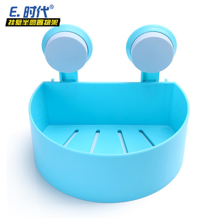 易时代浴室置物架 吸盘卫生间置物架 壁挂吸壁式洗手间三角转角架