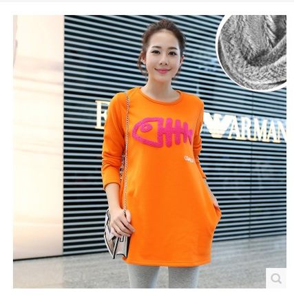 Корейский моды новой осенне-зимней одежды для беременных женщин большие ярдов толстые кашемировые свитера кашемировые свитера пальто не отступает одежду