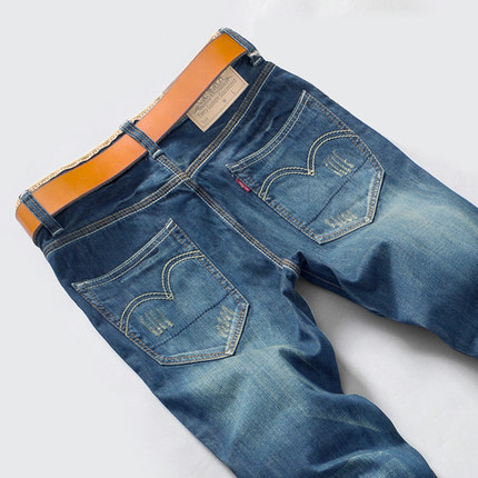 USIGSX春夏款男装牛仔裤 男士直筒韩版潮男修身长裤子特价