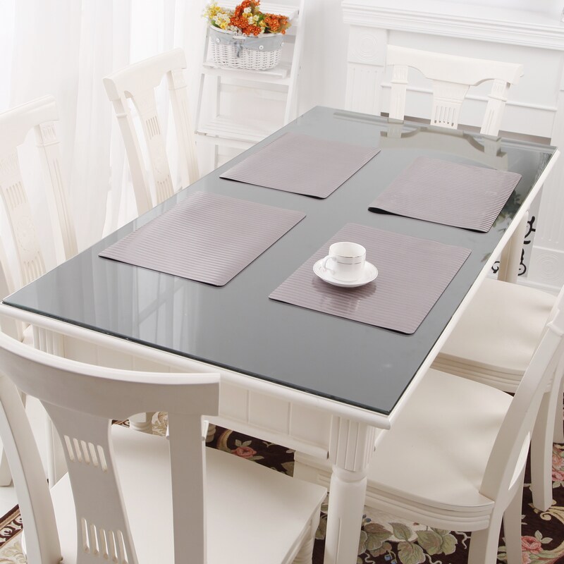 竹月阁加厚软质玻璃餐垫 隔热垫 30*45CM 1个装