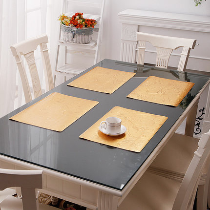 竹月阁加厚软质玻璃餐垫 隔热垫 30*45CM 1个装