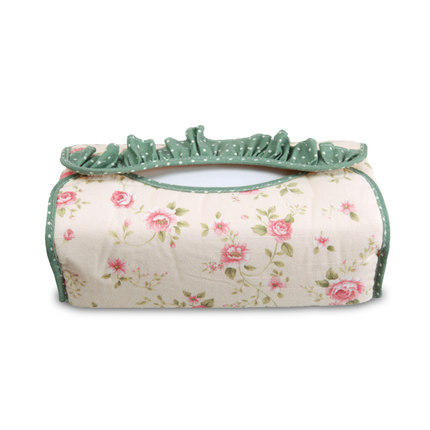 奥特莱芙花语蕾丝 汽车纸巾盒套韩国车用抽纸盒 可爱车内餐巾纸盒