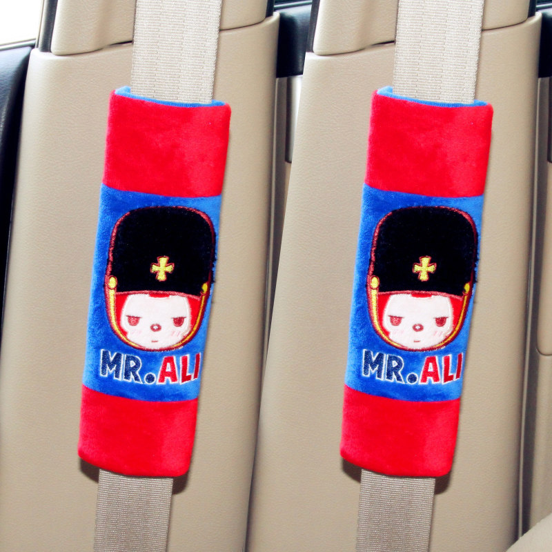 摩丝娃娃加长汽车安全带套卡通可爱夏季车用保险带护肩套 一对装