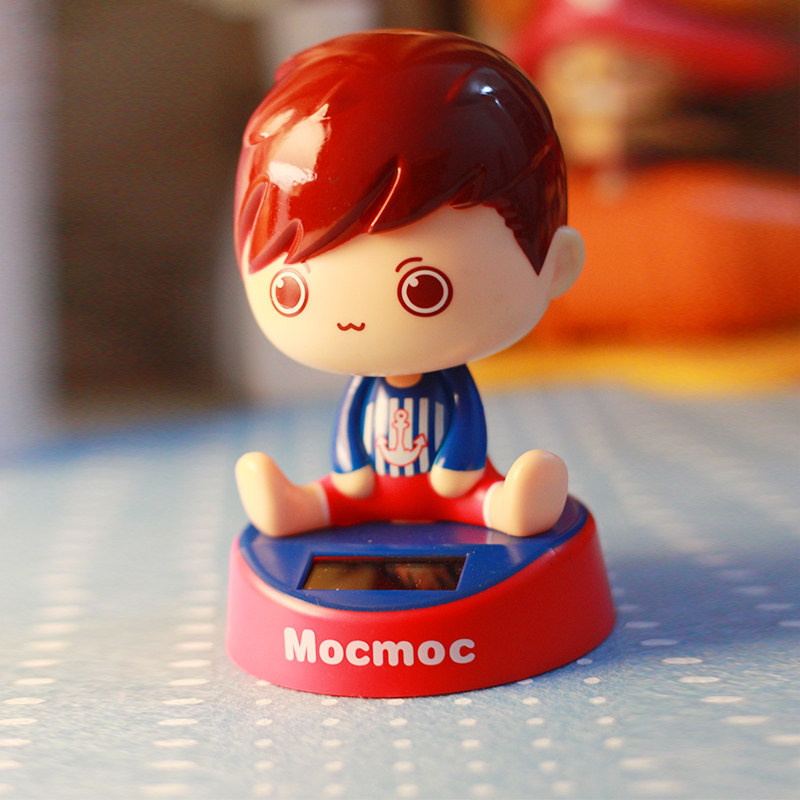 摩丝娃娃 汽车用品车饰摇头公仔车载玩偶摆件 可爱创意车内装饰品