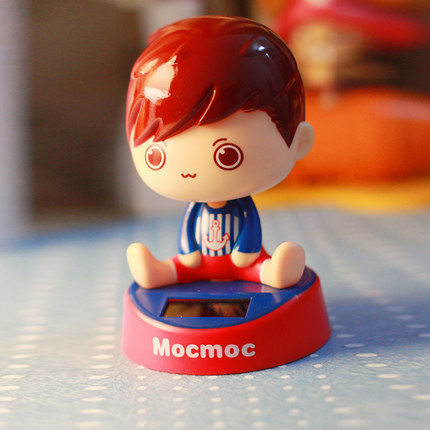 摩丝娃娃 汽车用品车饰摇头公仔车载玩偶摆件 可爱创意车内装饰品