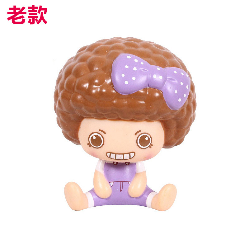 摩丝娃娃 汽车用品车饰摇头公仔车载玩偶摆件 可爱创意车内装饰品