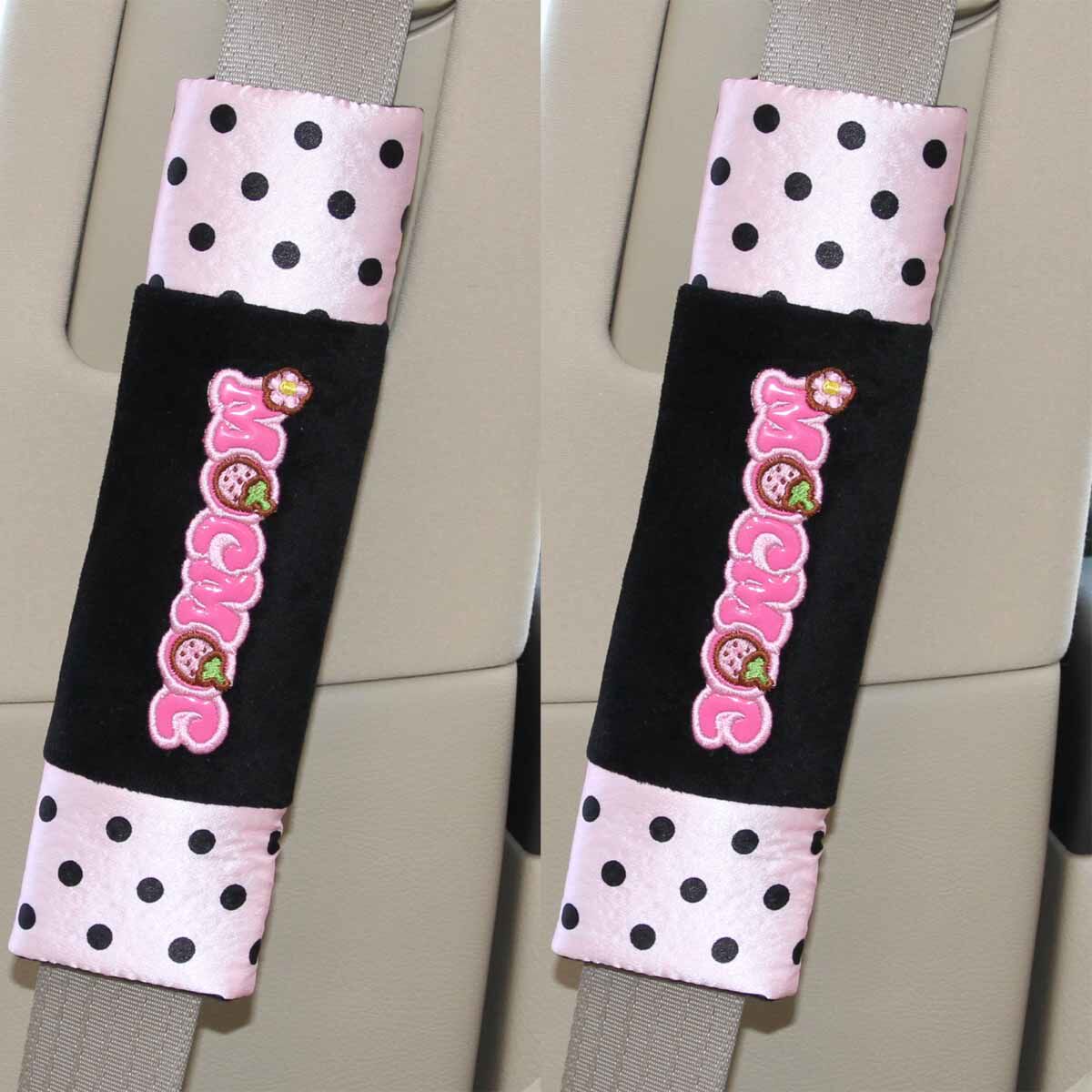 摩丝娃娃加长汽车安全带套卡通可爱夏季车用保险带护肩套 一对装