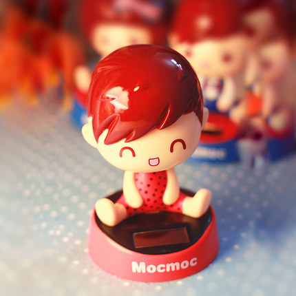 摩丝娃娃 汽车用品车饰摇头公仔车载玩偶摆件 可爱创意车内装饰品