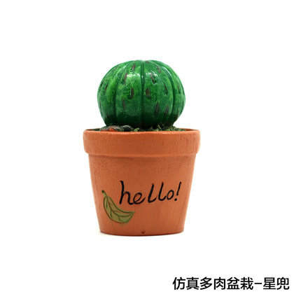 如果zakka创意迷你多肉植物小盆栽仙人掌花卧室家居装饰小摆设