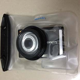 Tteoobl/特比乐T-009C/20米申缩卡片相机防水袋潜水游泳拍有镜窗