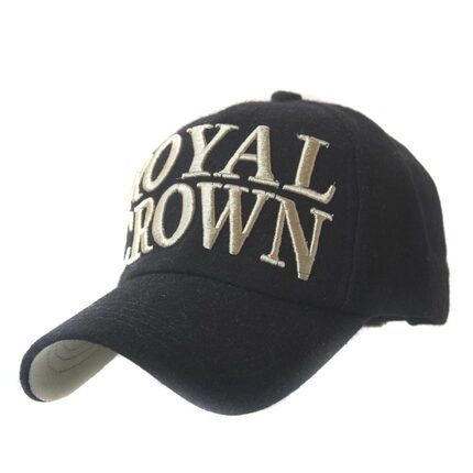 择信 秋冬加厚鸭舌帽毛呢棒球帽帽 男女款韩版潮人帽子户外运动帽