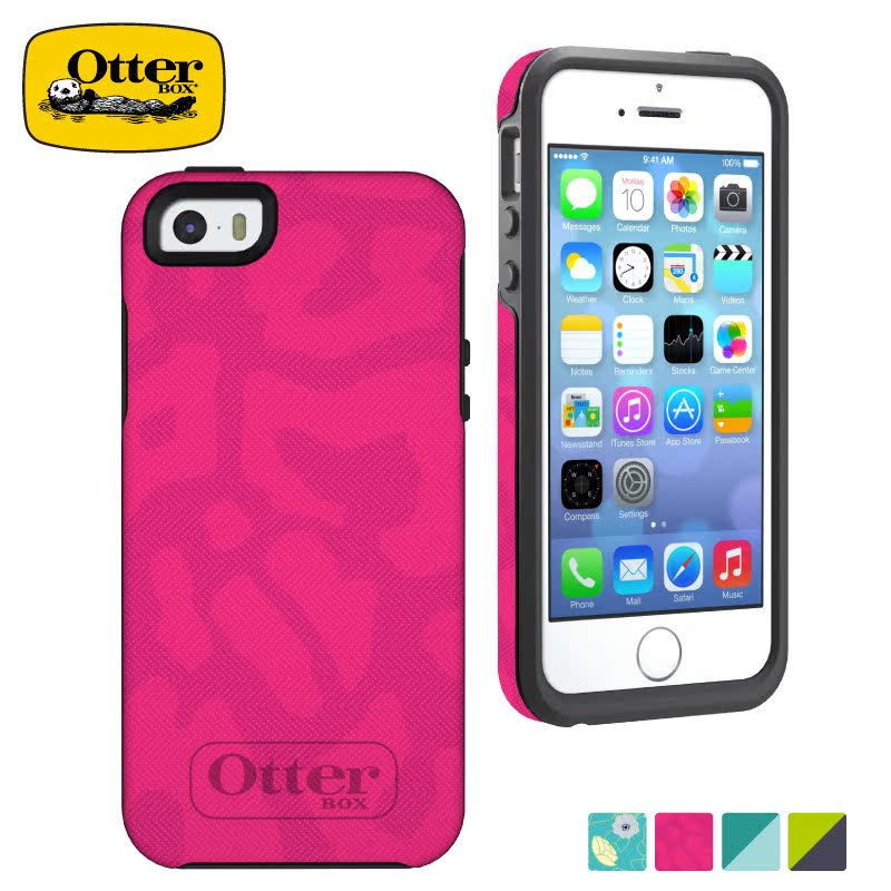 Otterbox炫彩几何系列苹果iPhone5 iPhone5s手机壳硅胶保护壳
