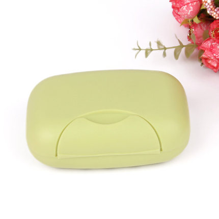 每时美家  韩版创意带盖可携带旅行香皂盒 密封便携沥水肥皂盒