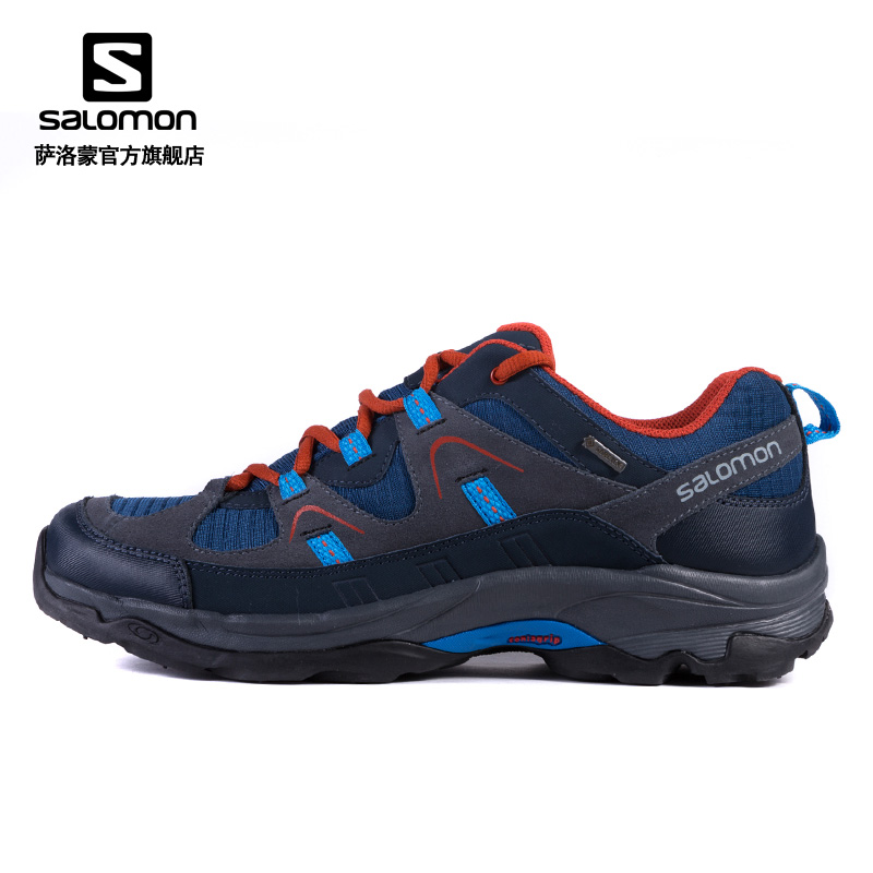 salomon萨洛蒙男款户外防水徒步系带低帮登山鞋 LOMA GTX 367867
