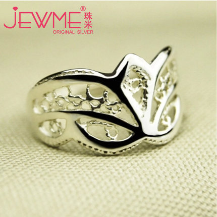 标题优化:JEWME925银蕾丝感复古戒指镂空指环饰品面具韩版女尾戒原创设计