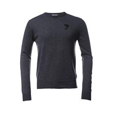 Свитер мужской чистой шерсти экипажа Версаче