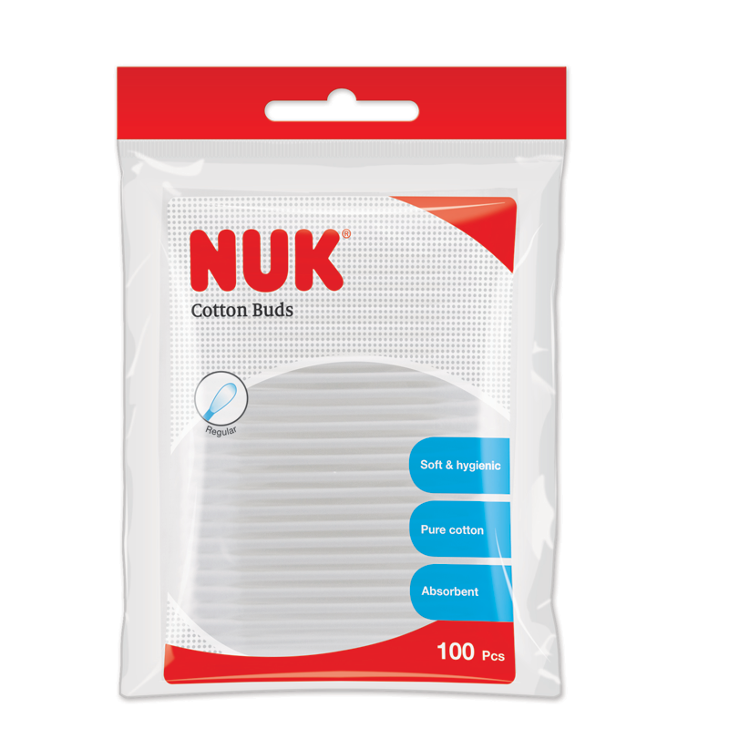 【NUK官方旗舰店】NUK棉棒袋装/nuk清洁棉签