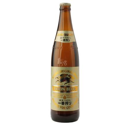 Kirin Ichiban Shibori beer 600ml / bottle