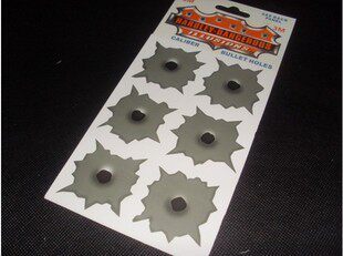 汽车弹孔 子弹孔贴纸 车身贴纸 个性车贴 汽车贴纸 枪弹贴 单张