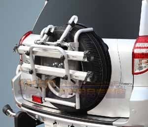 spare tire mount vehicle bicycle racks