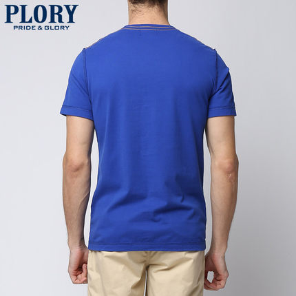 PLORY Korean clothing Love New summer cotton casual men's short-sleeved T-shirt with the money PORA421B01 mall