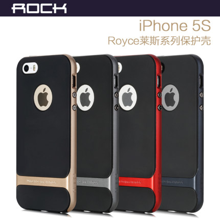 标题优化:ROCK苹果5s手机壳 硅胶iphone5s手机套 外壳 5保护壳边框超薄新款