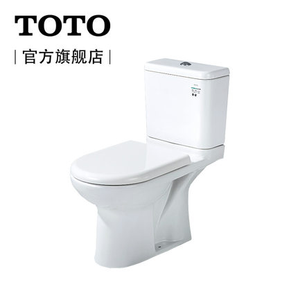 标题优化:TOTO卫浴 正品分体坐便器抽水马桶智洁节水座便器CW781B SW781RPB