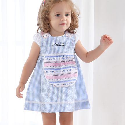 Buy Gaga Bear Korean female baby girls summer dress summer ...
