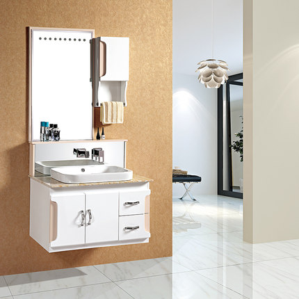 Buy Group Quotient Bathroom Modern Minimalist Pvc Bathroom Cabinet Bathroom Wall Cabinet Combination Cabinet Vanity Washbasin Washbasin In Cheap Price On Alibaba Com